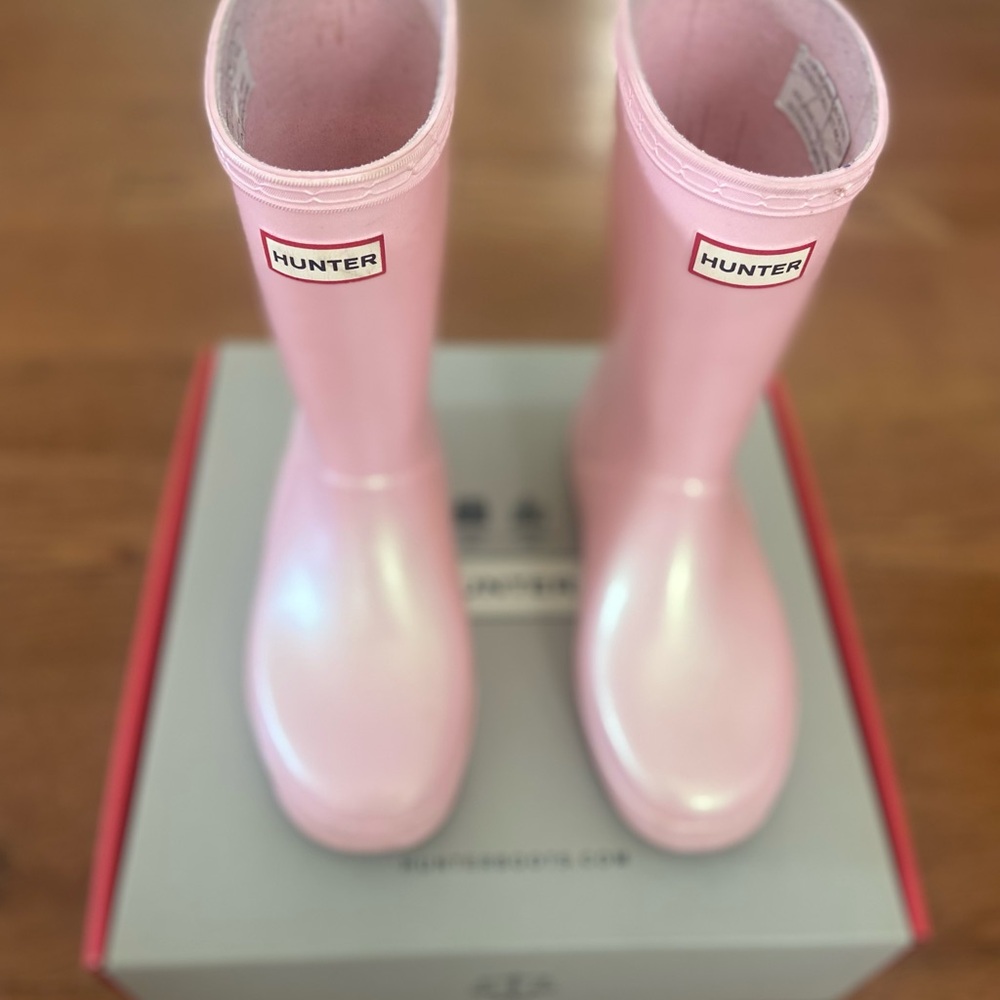 Hunter Pink Rain Boots